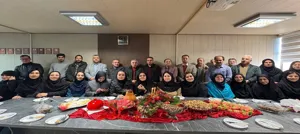  برگزاری جشن یلدا در معاونت تحقیقات و فناوری دانشگاه علوم پزشکی تبریز با حضور مدیران و همکاران