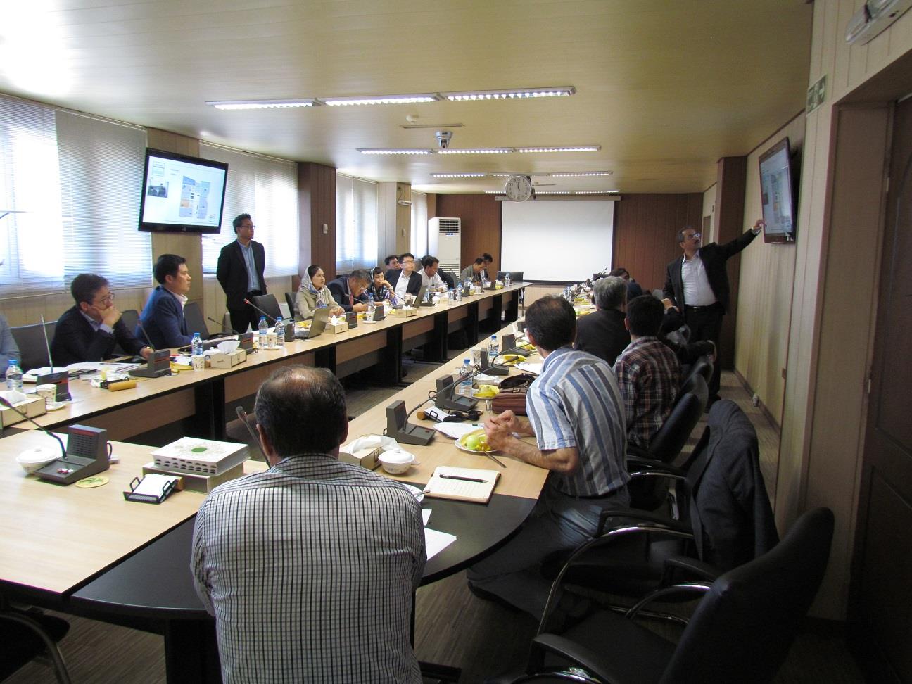 حضور هیاتی از بیمارستان BUNDANG دانشگاه ملی سئول در دانشگاه علوم پزشکی تبریز 