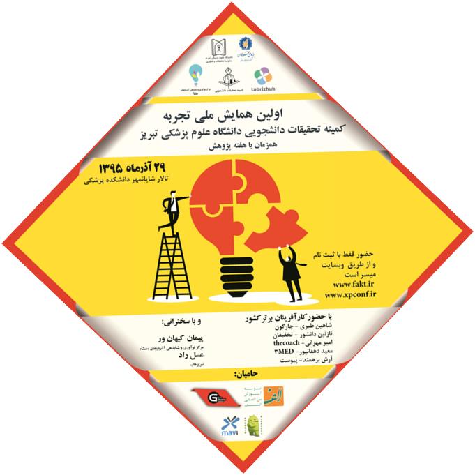 اولین همایش ملی تجربه کمیته تحقیقات دانشجویی دانشگاه علوم پزشکی تبریز