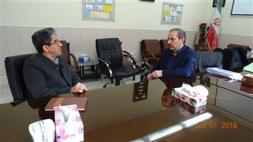 بازدید جناب آقای دکتر جویبان به مناسبت روز پرستار از برخی واحدهای دانشکده پرستاری و مامایی