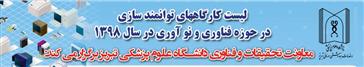 لیست برنامه کارگاه های حوزه فناوری دانشگاه علوم پزشکی تبریز در سال 1398
