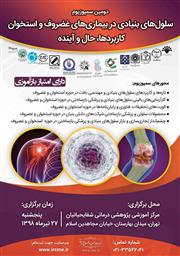 پوستر و برنامه سمپوزیوم سلولهای بنیادی در بیماریهای غضروف و استخوان –کاربردها، افق و آینده 