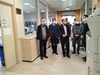 بازدید دکتر پرویز شهابی معاون تحقیقات و فناوری از آزمایشگاه جامع