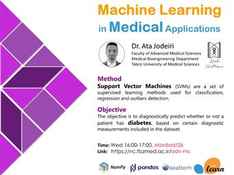 مجموعه وبینارهای آموزشی تحت عنوان یادگیری ماشین در کاربردهای پزشکی 