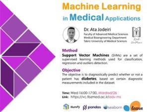 مجموعه وبینارهای آموزشی تحت عنوان یادگیری ماشین در کاربردهای پزشکی 