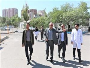 بازدید معاون تحقیقات و فن آوری دانشگاه علوم پزشکی تبریز از مرکز آموزشی و درمانی رازی تبریز
