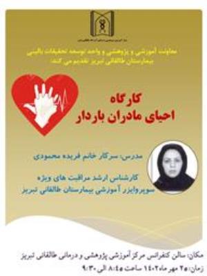 کارگاه پژوهشی تحت عنوان "احیای مادران باردار"