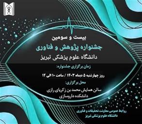 بیست و سومین جشنواره پژوهش، فناوری و کارآفرینی