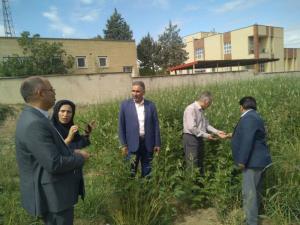  بازدید معاون تحقیقات و فناوری به همراه رئیس مرکز تحقیقات بیماریهای عفونی دانشگاه از شبکه بهداشت خداآفرین