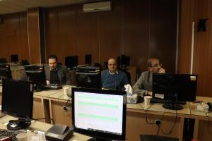 حضور دکتر بهمن نقی پور رئیس دانشگاه در جلسه تخلفات پژوهشی در محل کتابخانه مرکزی 