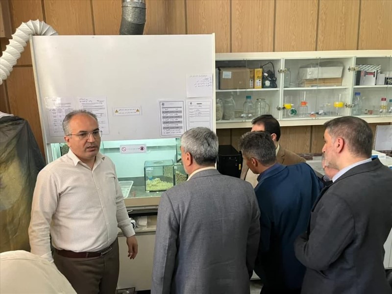 بازدید دکتر مهدی مصری رئیس دانشگاه علوم پزشکی قم از تعدادی از مراکز تحقیقاتی  دانشگاه علوم پزشکی تبریز